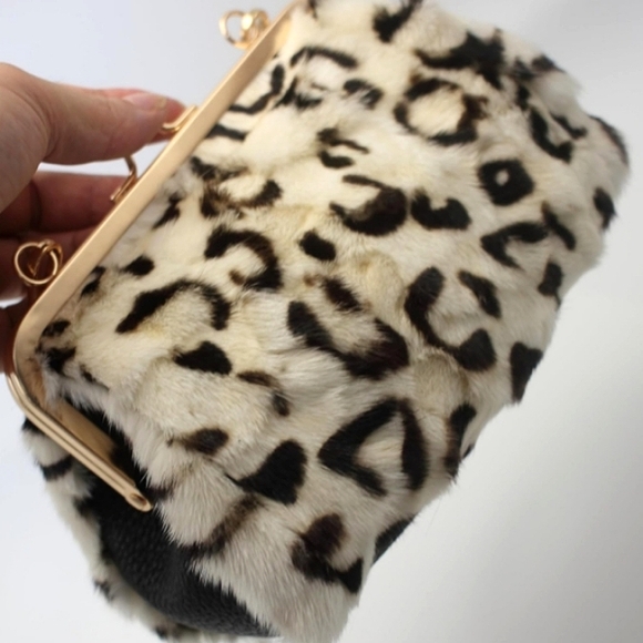 Premium Luxurious Mink Fur Bag, Crossbody, Clutch, 2 Straps - Picture 7 of 7